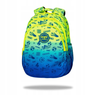 CoolPack viackomorový školský batoh Odtiene modrej, Odtiene žltej a zlatej 21 l